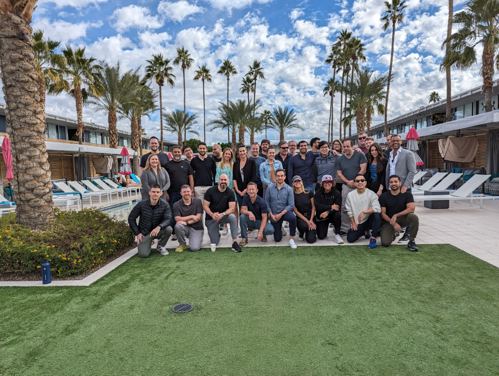 Group photo of Laurel's Team Offsite in Scottsdale, AZ